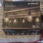 Artika Eclipse Solar Led String Light 20 Bulbs 42FT Remote IP65 Outdoor New. Price: $30.00.
