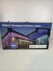 Permanent Outdoor Christmas Lights 100FT Rgb+ic IP68 Waterproof Smart C1 New. Price: $74.99.