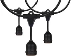 S8039 Incandescent Indoor/outdoor String Lights, Black, Bulbs Not Included, 24 F New. Price: $66.99.
