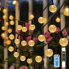 Seashine Rechargeable Battery Operated String Lights - 22FT 50LED Crystal Glob New. Price: $78.14.