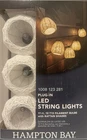 Set Of Hampton Bay Plug-in White Natural Rattan String Lights 1008 123 281 New. Price: $24.99.