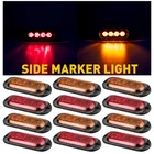 4-12PCS Amber/red Led Side Marker Clearance Lights Waterproof Trailer Truck Rv New. Price: $11.39.