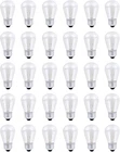 30 Pack S14 Outdoor String Light Bulbs Set Orange, 120V 11W Clear Patio New. Price: $26.85.