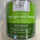 Led Color Changing Tape Light Remote Cool White Mainstays Intertek Decor 16FT New. Price: $20.00.