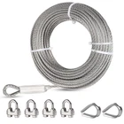 Wire Rope Cable 5/16 Stainless Steel 150FT 9000 Lb 7X19 Heavy Duty Hannger Break New. Price: $259.99.
