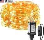 Lighting Ever Fairy Lights Plug In, 100 Led String Ft, Warm White New. Price: $24.66.